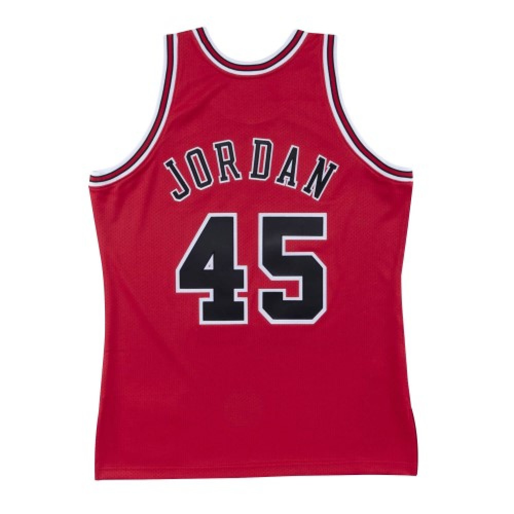 Men's Chicago Bulls Michael Jordan #45 Throwback Red 1994-95 Hardwood Classics Player Jersey-Pro Kit Vault | Brand New 26/27 Sports Jerseys